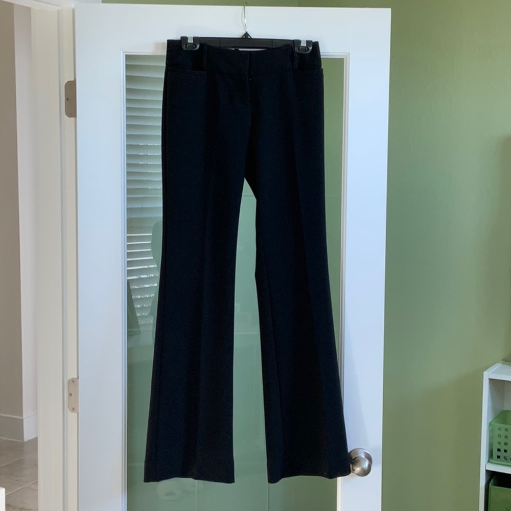 Black boot cut/flare dress pants. Size 0 Long